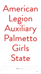 Mobile Screenshot of palmettogirlsstate.net